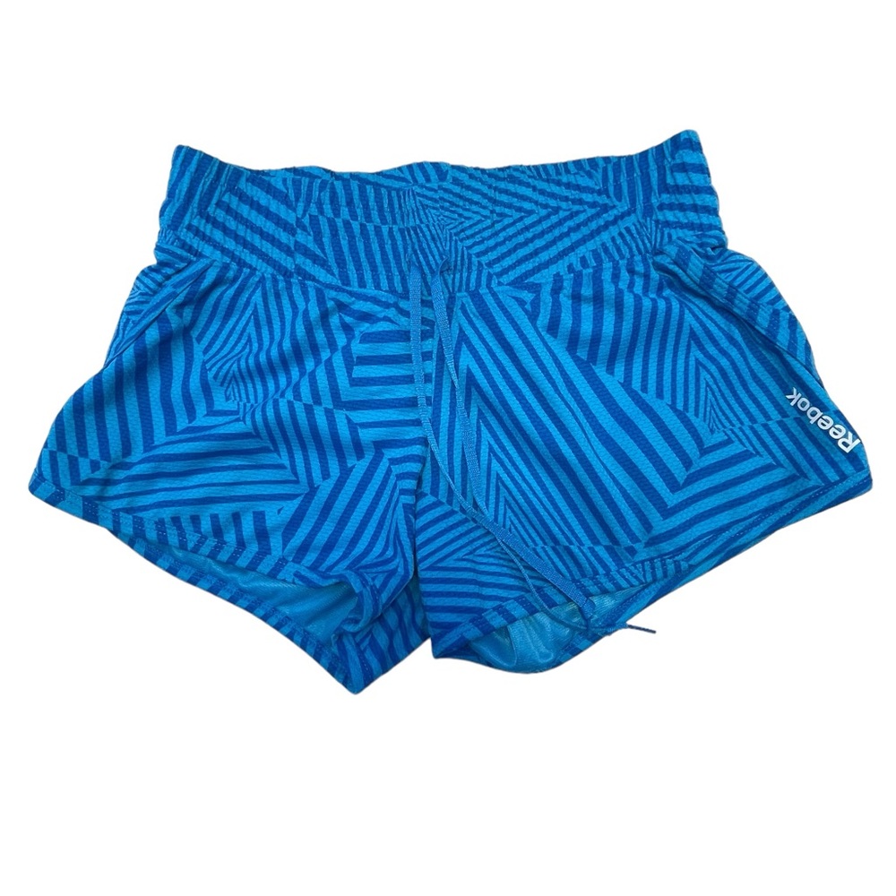 Reebok Blue with Zig Zag Print Shorts